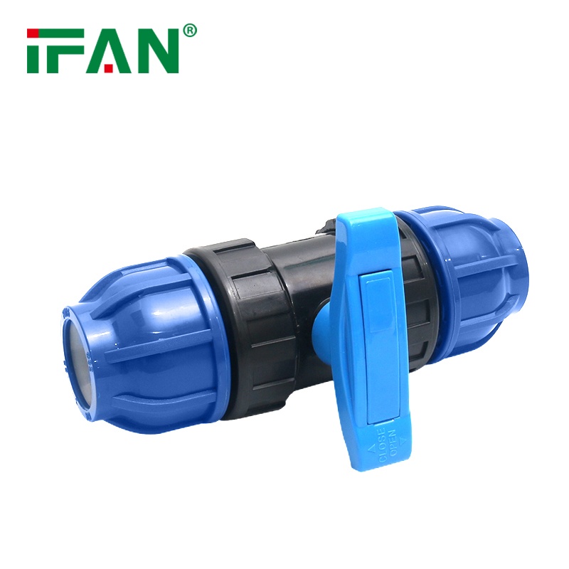 Wholesale IFAN PP Quick-Connect Double-Union Ball Valve Specification image