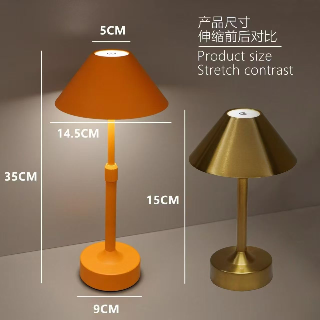 现代简约台灯光源板卧室床头氛围灯酒吧浪漫钻石小夜灯现代简约