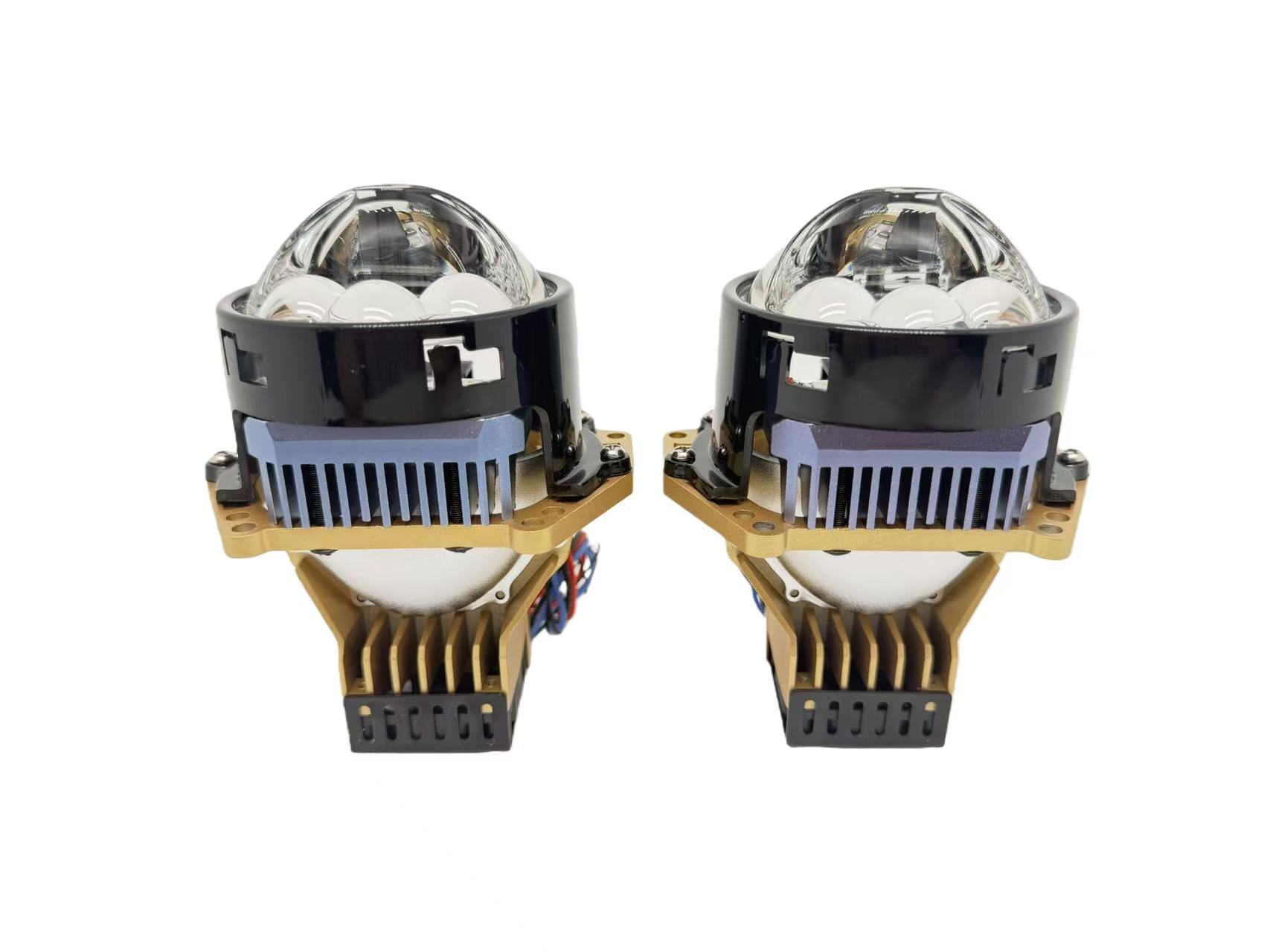 The headlamps of the car are equipped with three direct dual-light LED lenses, 68W high-power modified headlamps, and high and low beam laser headlamps pic 2