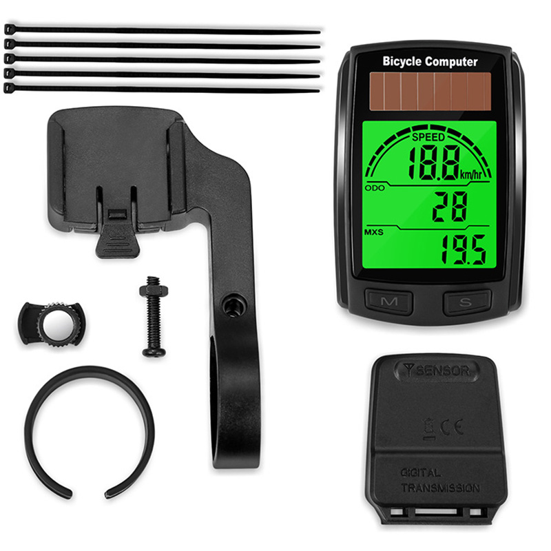 289 Wired speedometer, bicycle wireless speedometer, large screen in both Chinese and English, waterproof mountain bike speedometer, odometer, speed meter Application Scenario