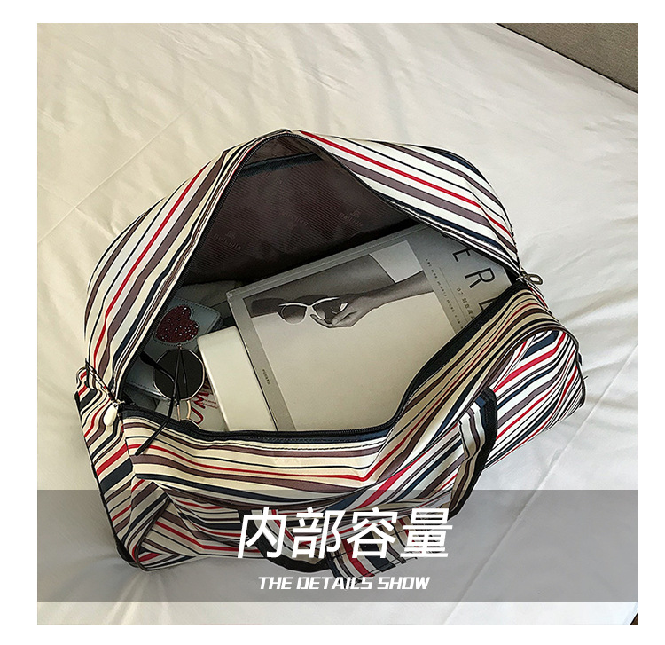 Handle bag, large-capacity carry-on luggage bag, short-distance travel, men's lightweight and foldable boarding bag, women's waterproof roller bag detail image 5