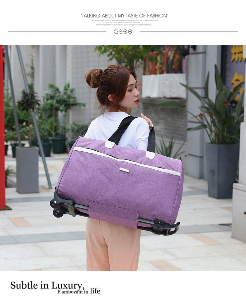 Large-capacity travel bags, waterproof handle bags, business carry-on suitcases, lightweight student accommodation luggage bags, handle storage bags detail image 14