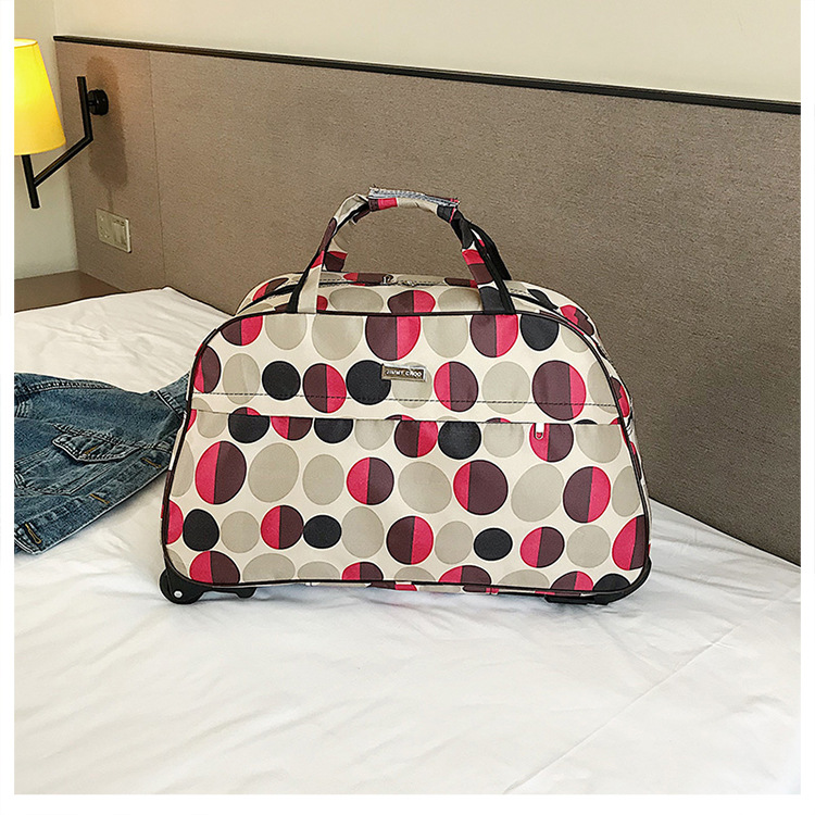 Handle bag, large-capacity carry-on luggage bag, short-distance travel, men's lightweight and foldable boarding bag, women's waterproof roller bag detail image 15