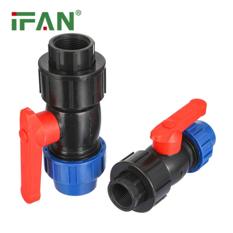 Agricultural Irrigation PP Quick-Connect Plastic Ball Valves Item Picture