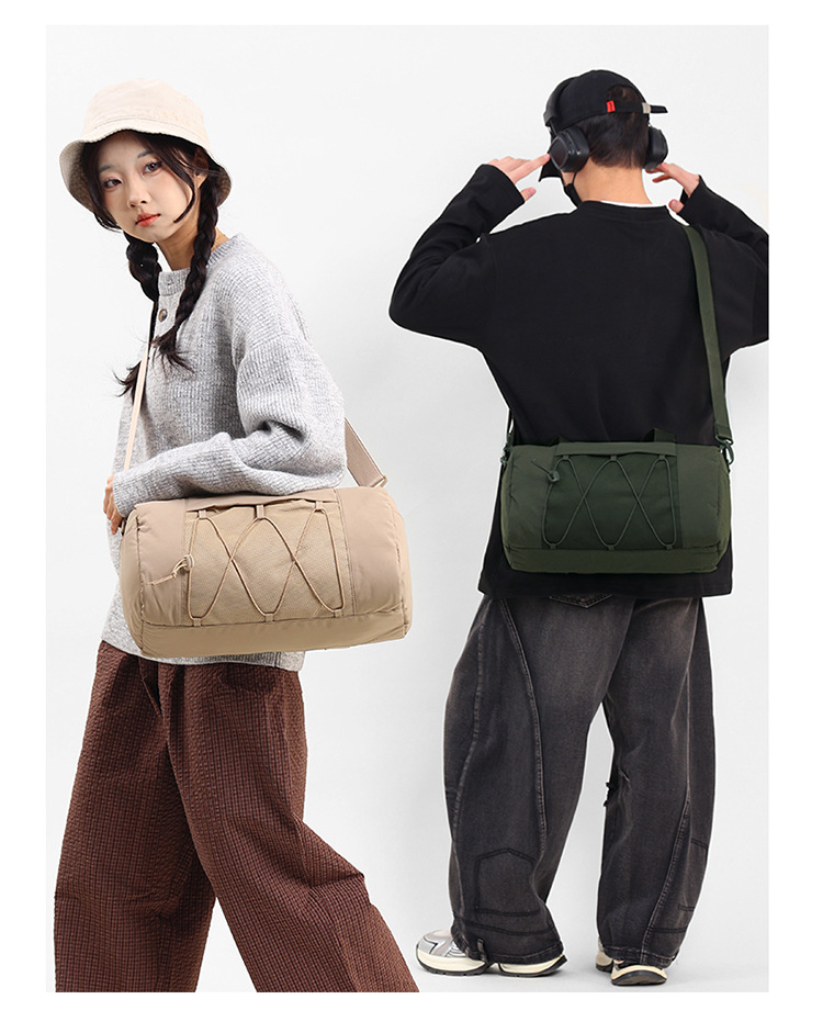 Fashionable sports and fitness bag with dry and wet separation, multi-functional luggage storage bag, hand-held crossbody carry-on travel bag, fitness bag detail image 17