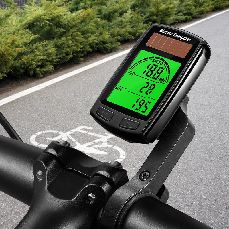 289 Wired speedometer, bicycle wireless speedometer, large screen in both Chinese and English, waterproof mountain bike speedometer, odometer, speed meter