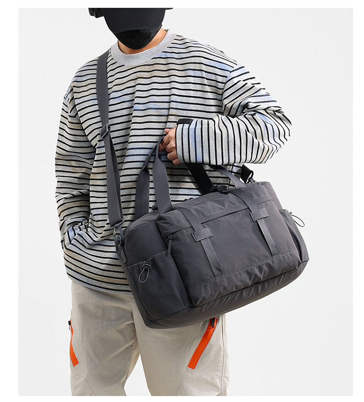 Large-capacity hand-held travel bag, sports and fitness bag, versatile lightweight luggage bag for both men and women, business trip and travel storage bag detail image 5