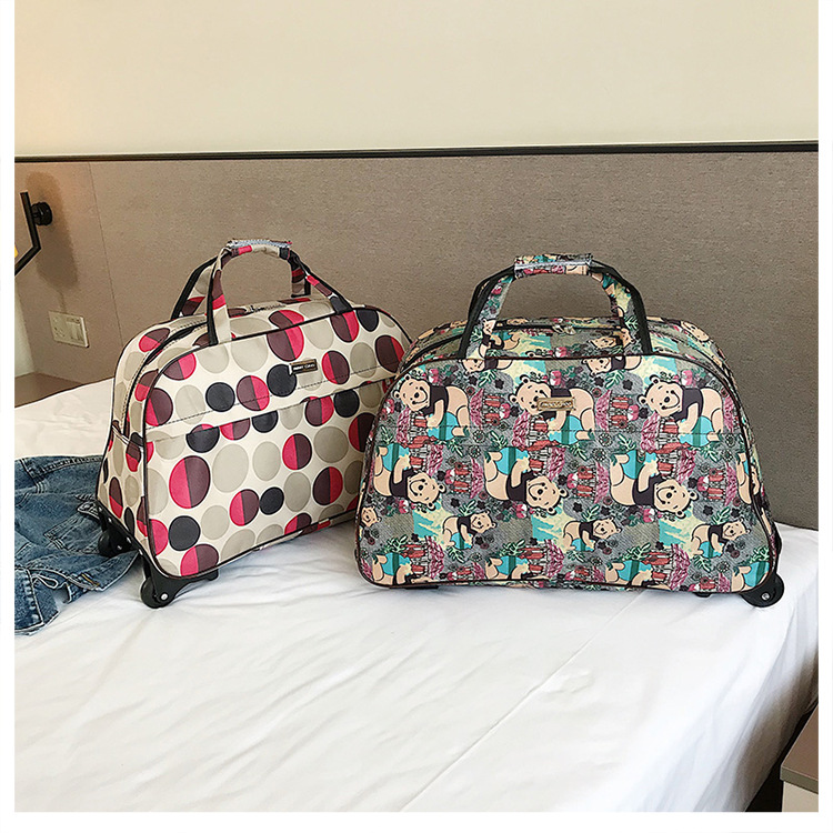 Handle bag, large-capacity carry-on luggage bag, short-distance travel, men's lightweight and foldable boarding bag, women's waterproof roller bag detail image 13