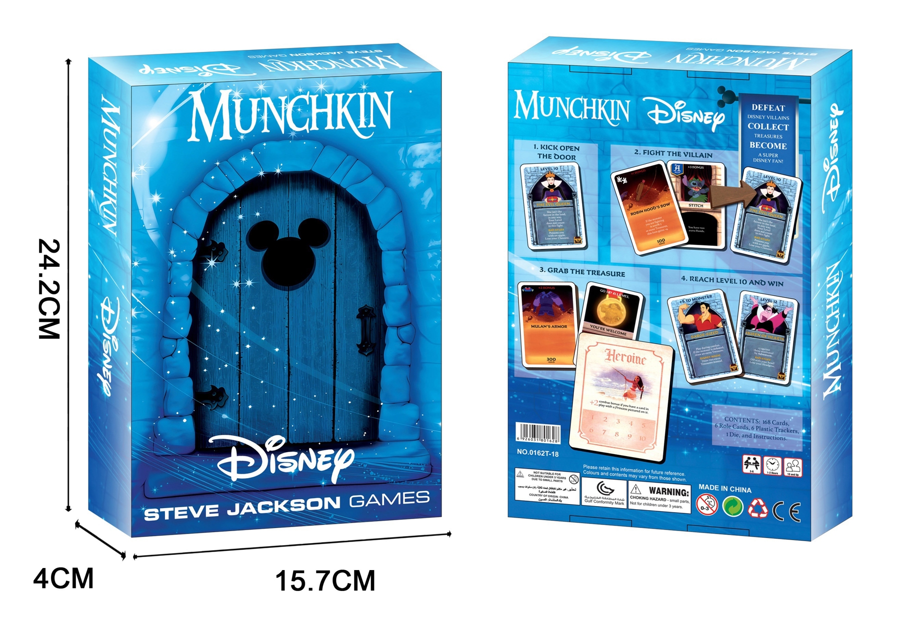 TL79491 Original English version of the Little White Dungeon Disney Edition, a party casual interactive tabletop card toy Application Scenario