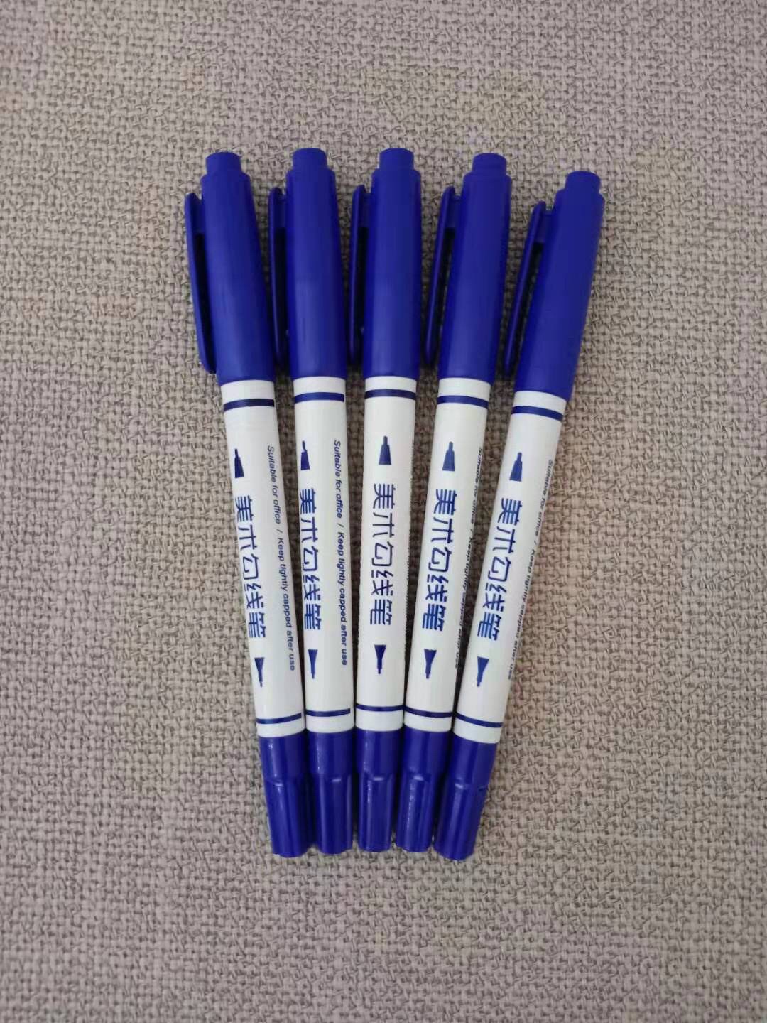 قطعة من طراز A220 من طراز A220 من طراز A220 رسم لوحة بالألوان بقلم أسود أحمر اللون مخصص للخط الخطي المائي ذي الرأسين pic 8