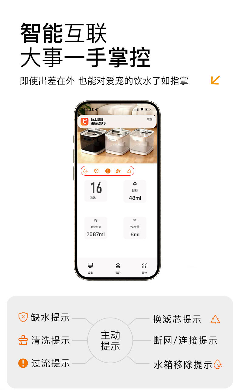APP дальнобойный интеллектуальный питьевой кулер для домашних животных с большой мощностью pic 2