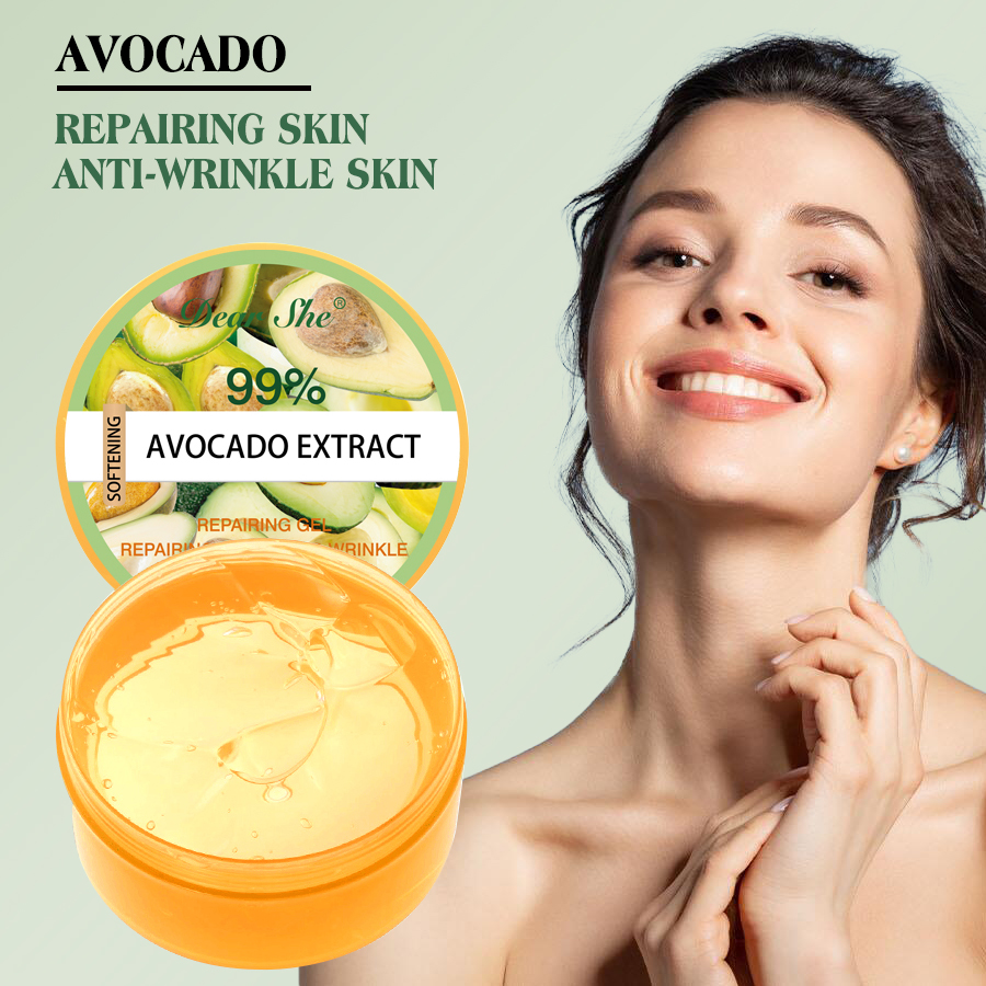 DEAR SHE Avocado Cream Gel Deep Hydrating Moisturizing Moisturizing Non-Greasy Facial Essence Cream