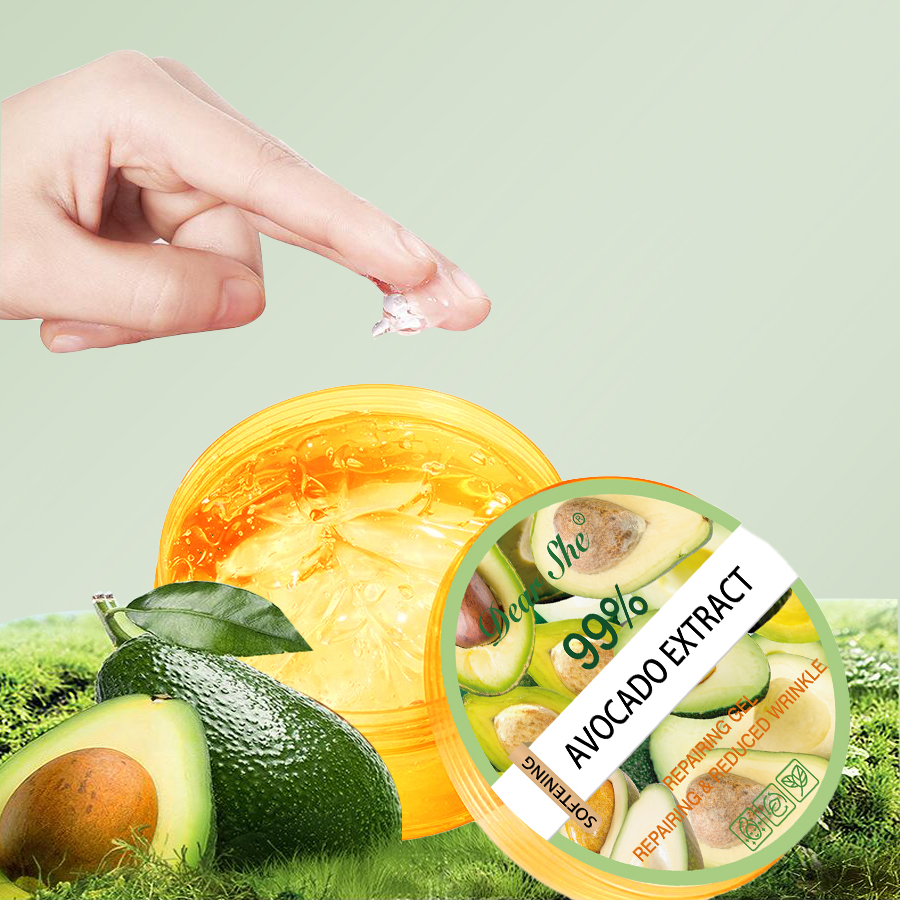 DEAR SHE Avocado Cream Gel Deep Hydrating Moisturizing Moisturizing Non-Greasy Facial Essence Cream details Picture
