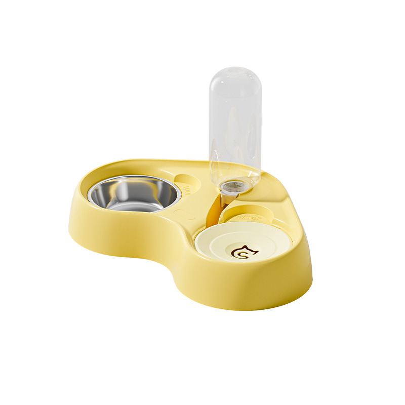 Large-capacity pet automatic feeder, stainless steel bowl, moisture-proof mouth, cat bowl, dog bowl, pet supplies manufacturer wholesale Item Picture