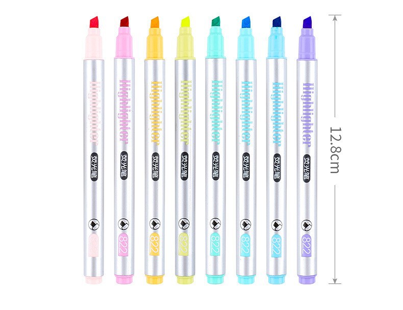 Guangna GN822 eye-protecting Highlighter Pen Set, student doodle notebook pen, Key line marking pen, colored Marker pen pic 4