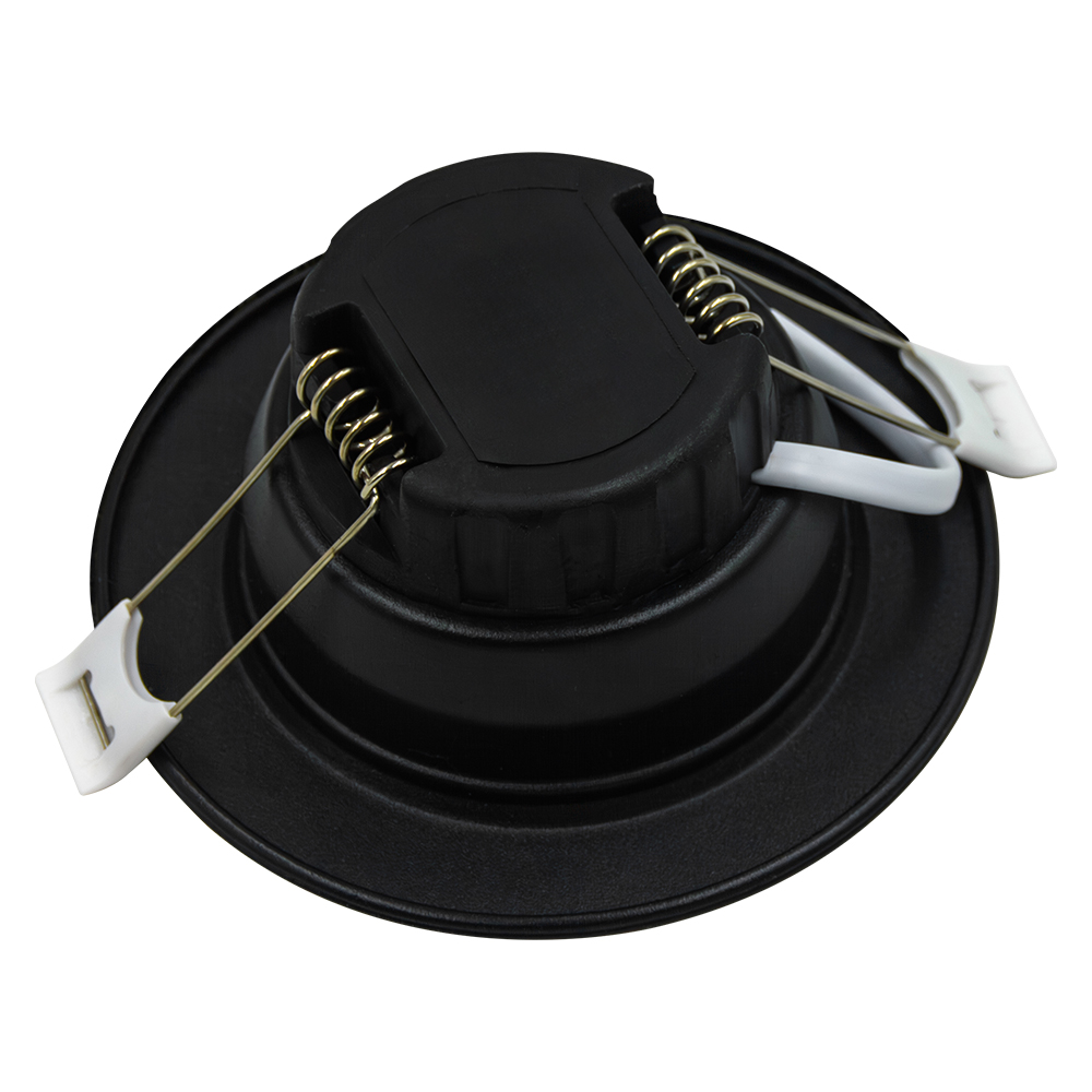 White golden-edged circular embedded LED downlight, surface-mounted spotlight, cylindrical lamp Application Scenario