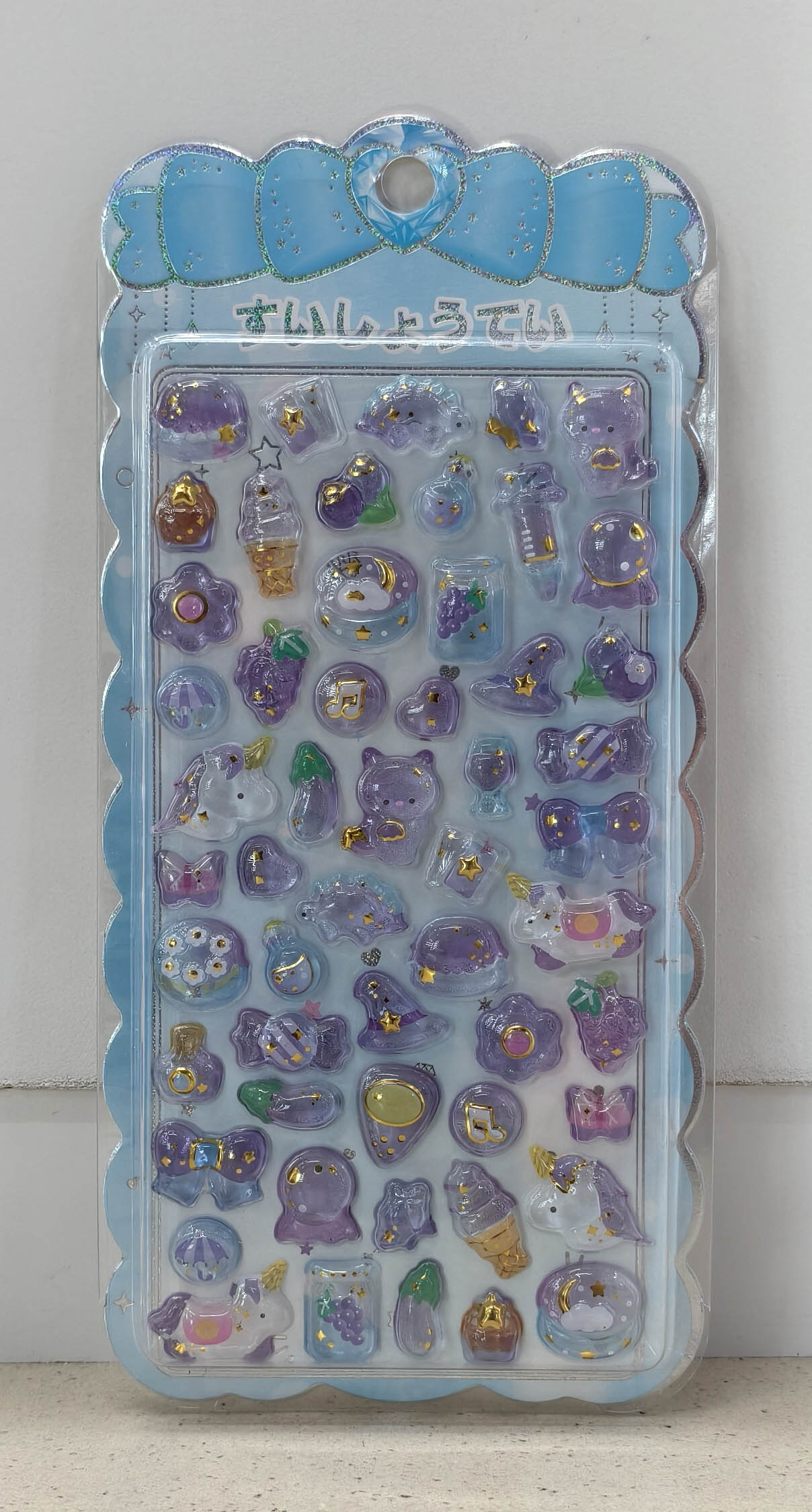 SJ烫金实心浮雕贴