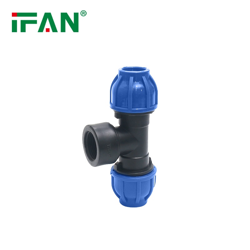Full-range IFAN PP quick-connect female-threaded tee details Picture