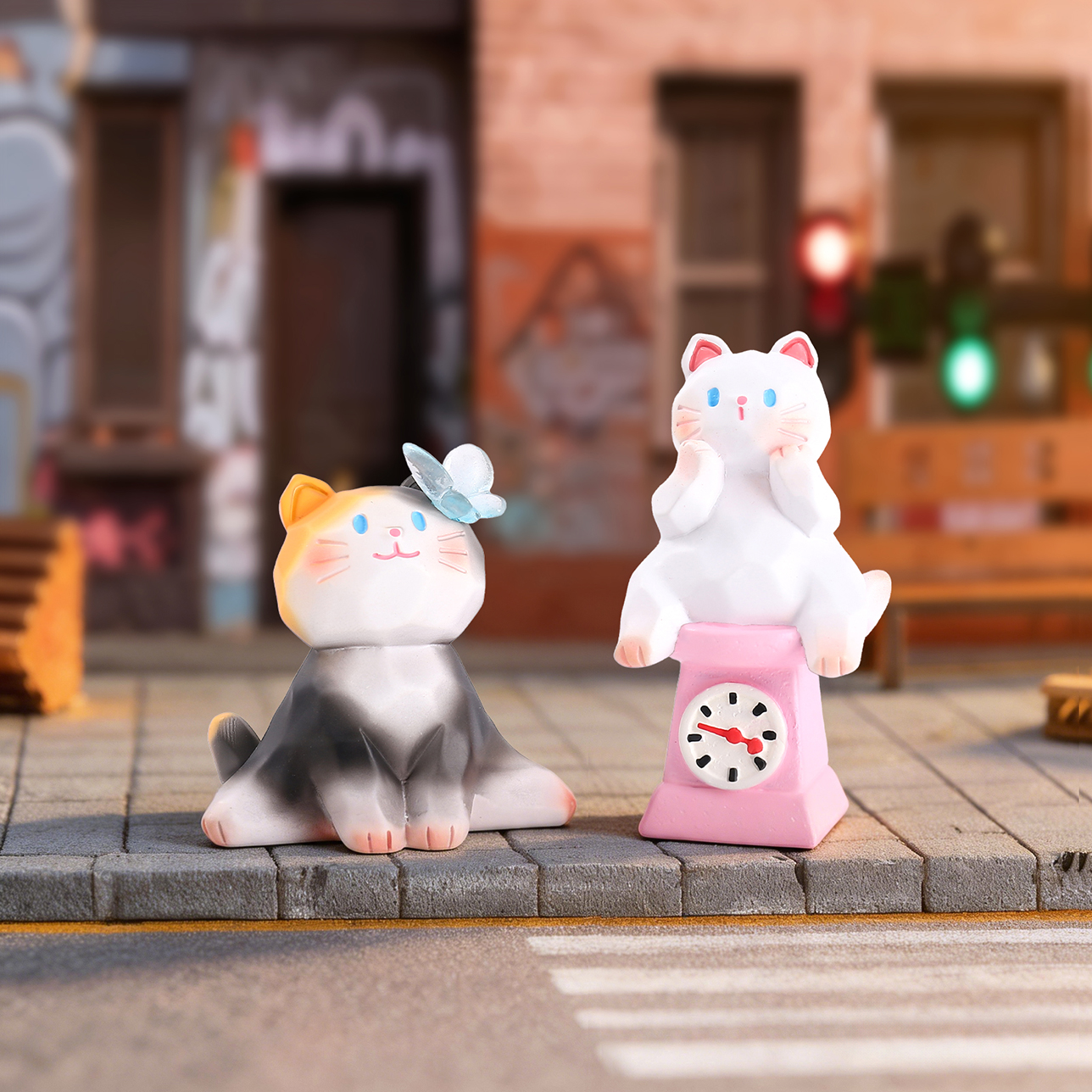 Trendy desktop ornaments, eye-catching cat bags, blind boxes, cute cat designs, unique and fun home decoration, creative trendy toys, figurines, children's toys, handicrafts Specification image