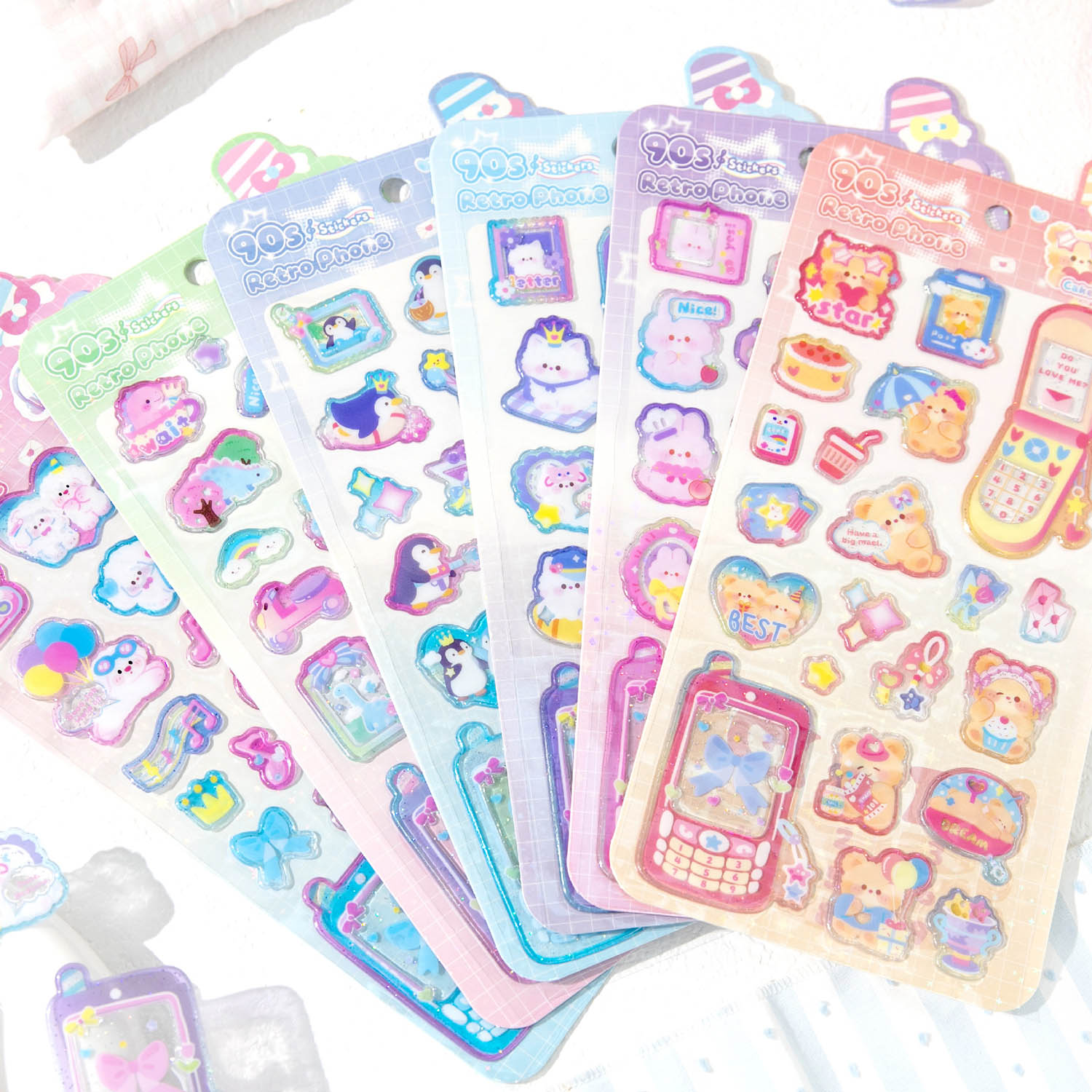 JH87W Transparent Crystal Sticker Specification image