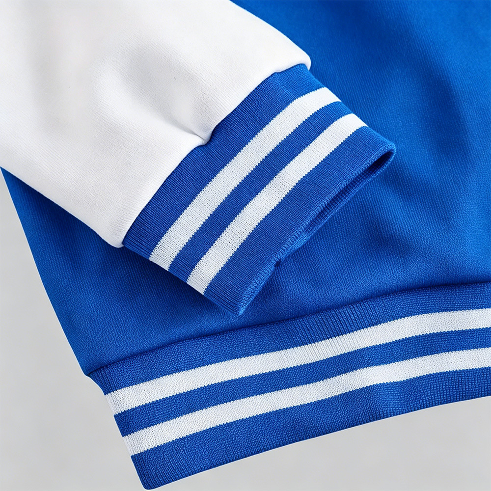 2026 Cross-border baseball jacket for men, flight jacket, Spring and autumn fleece classic Loose Casual, horizontal machine stand-up collar button baseball jacket for women Application Scenario