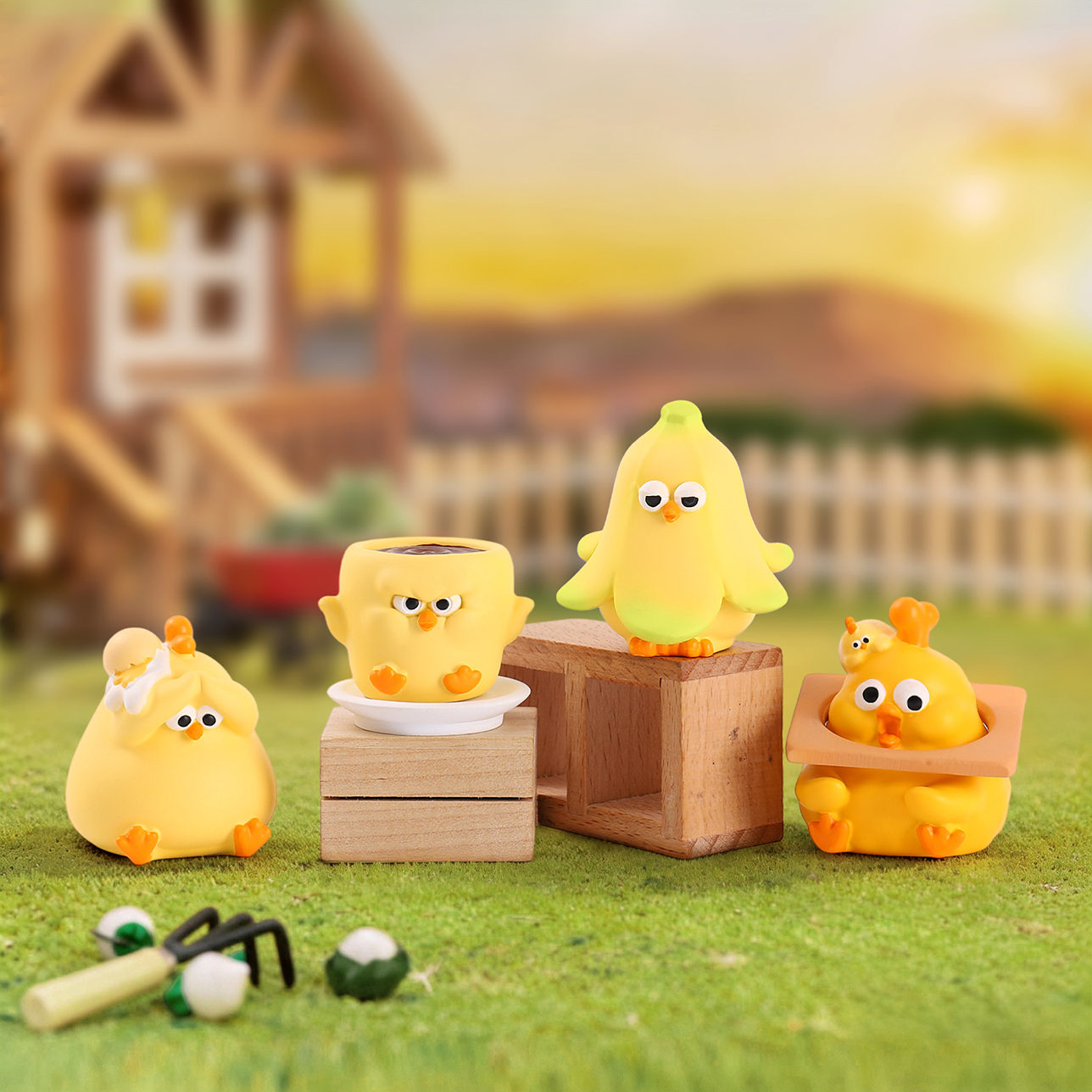 Creative desktop ornaments, Xiaoji's confusing Behavior Grand Prize Blind Box, Funny and fun, cute handicrafts, high appearance level, stress-relieving children's toys details Picture