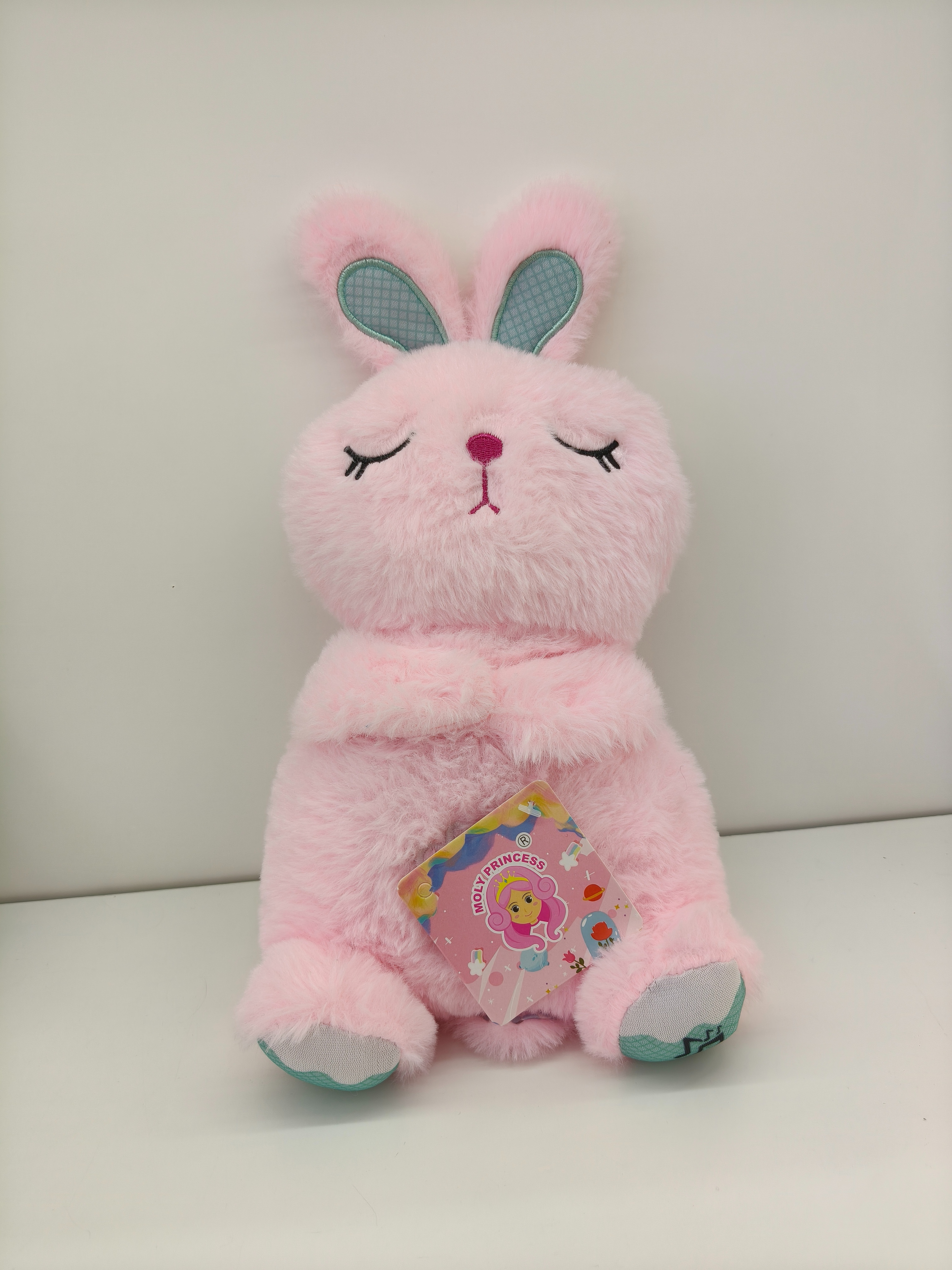 Breathing Series pink, white and blue Breathing Rabbit four-speed movement companion and soothing toys Application Scenario