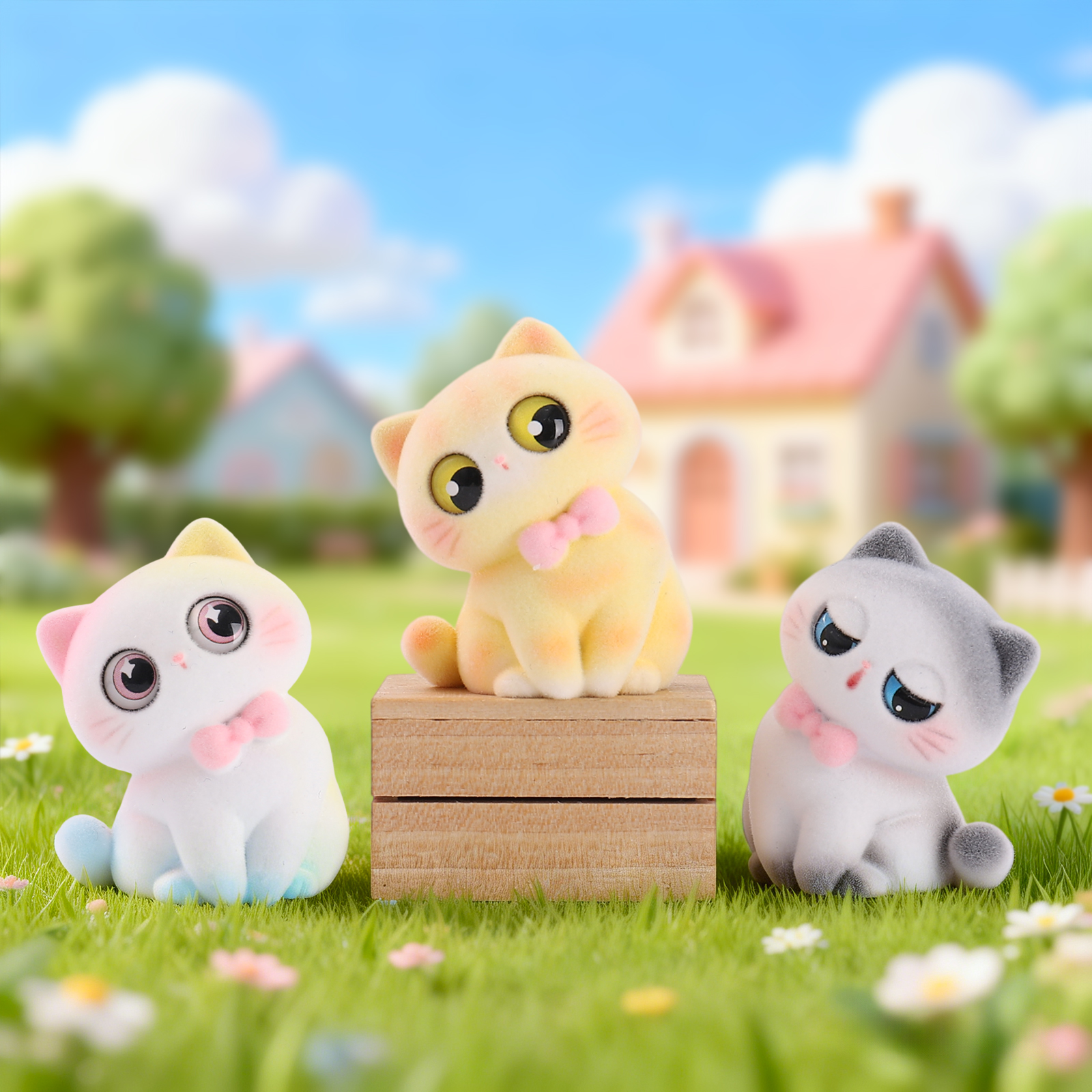 "Cat Style in a Hundred Forms of Desktop Ornaments - Plush blind box, Cute Cat Personalized design Desktop ornaments, Healing male handicrafts Collection Gift. Specification image
