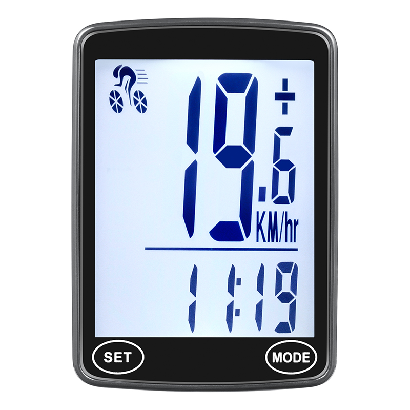 YE100-B bicycle wired speedometer with large screen in both Chinese and English, wired touch backlight, waterproof, mountain bike speedometer, odometer, and speedometer Application Scenario