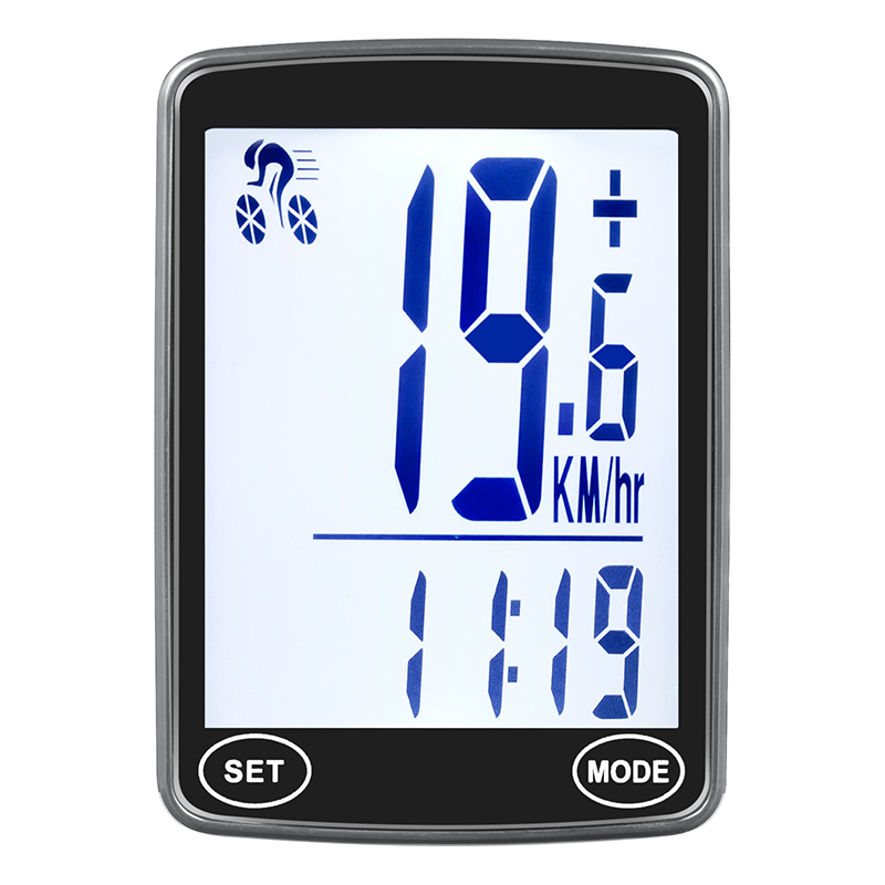 YE100-A bicycle wireless speedometer, large screen in both Chinese and English, wireless touch, backlit, waterproof, mountain bike speedometer, odometer, and speedometer details Picture