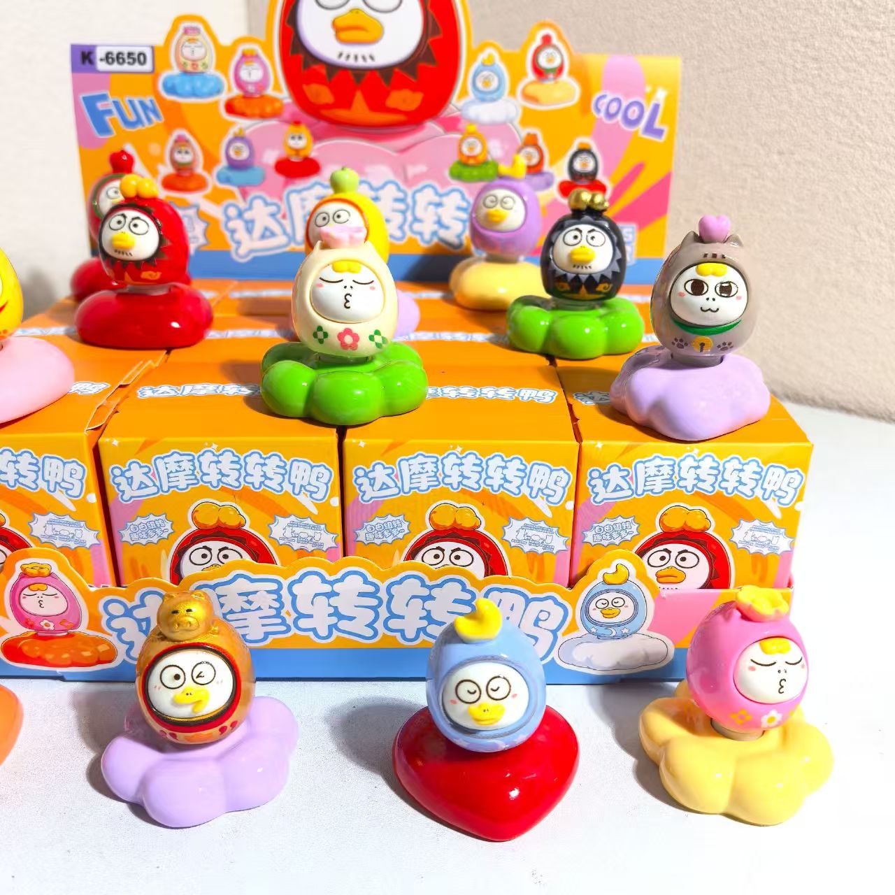 Damo Zhuanzhuan Duck Zhuanzhuan Blind Box Cartoon Trendy toys Desktop decorative figurines Specification image