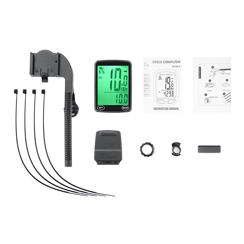 YE100-A bicicleta medidor de código inalámbrico chino e inglés pantalla grande touch inalámbrico retroiluminado a prueba de agua mountain bike medidor de código odómetro medidor de velocidad Application Scenario