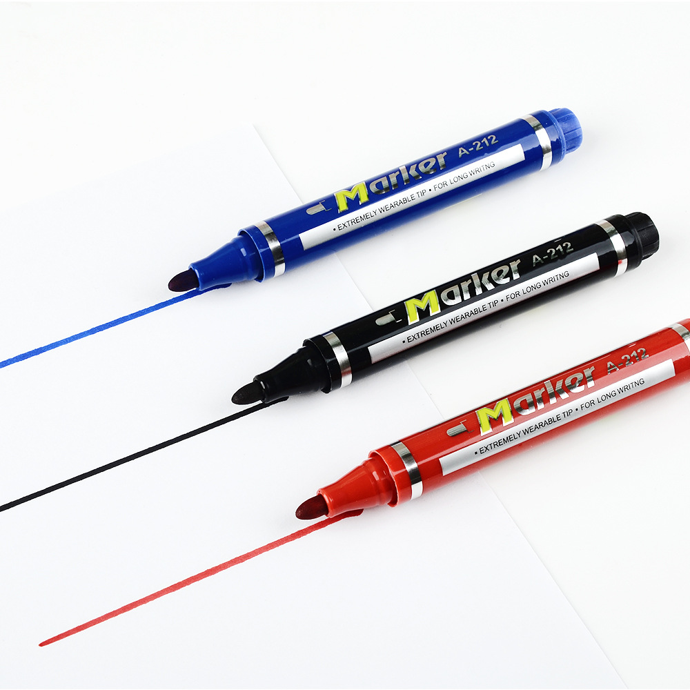 Black, red and blue waterproof, non-fading, special large-head pen for express delivery, quick-drying, large-sized ink refillable oil-based marker pen Application Scenario