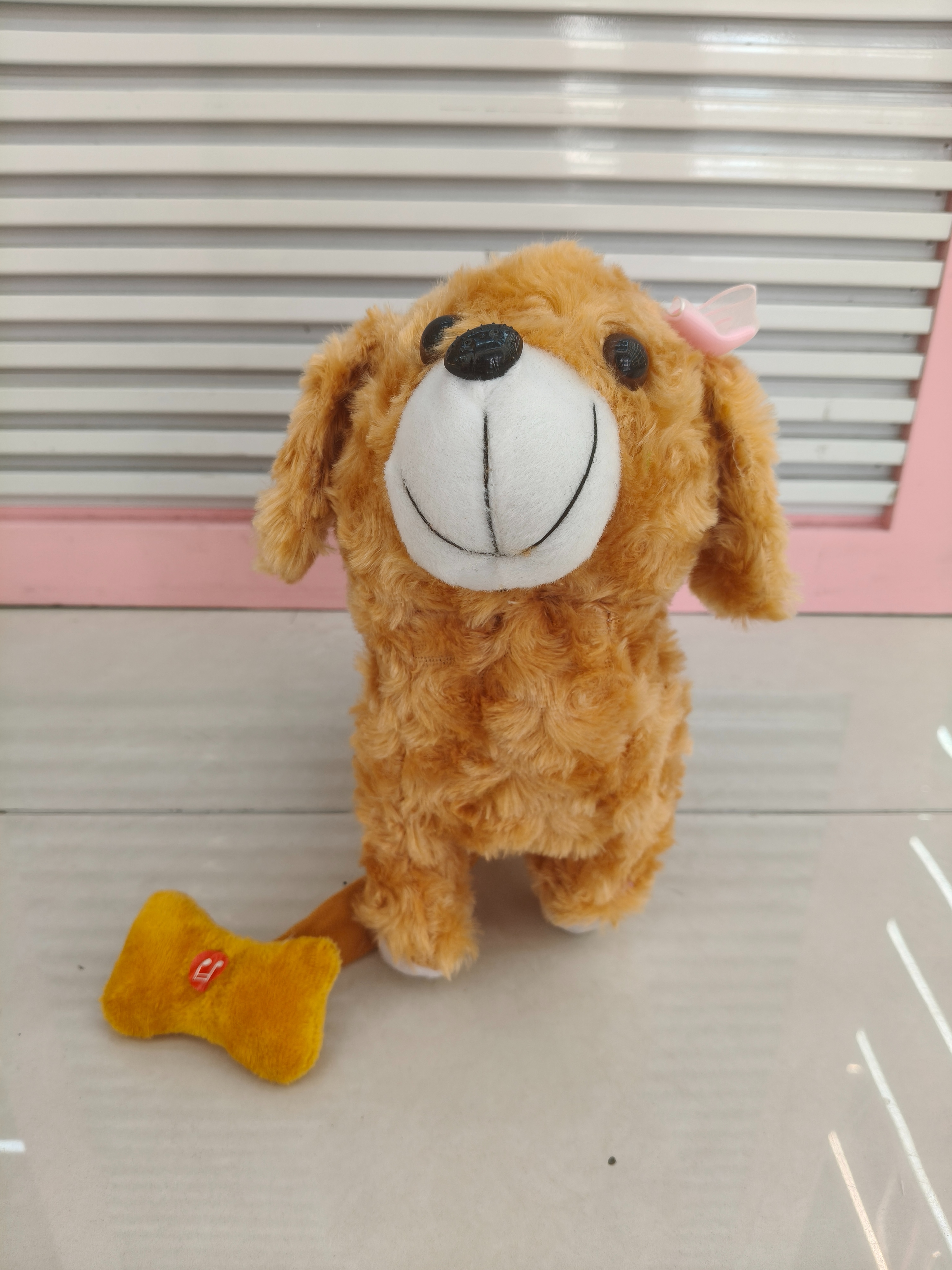A life-sized colorful children's toy with a walking, tongue-licking, leash and 60 songs Specification image