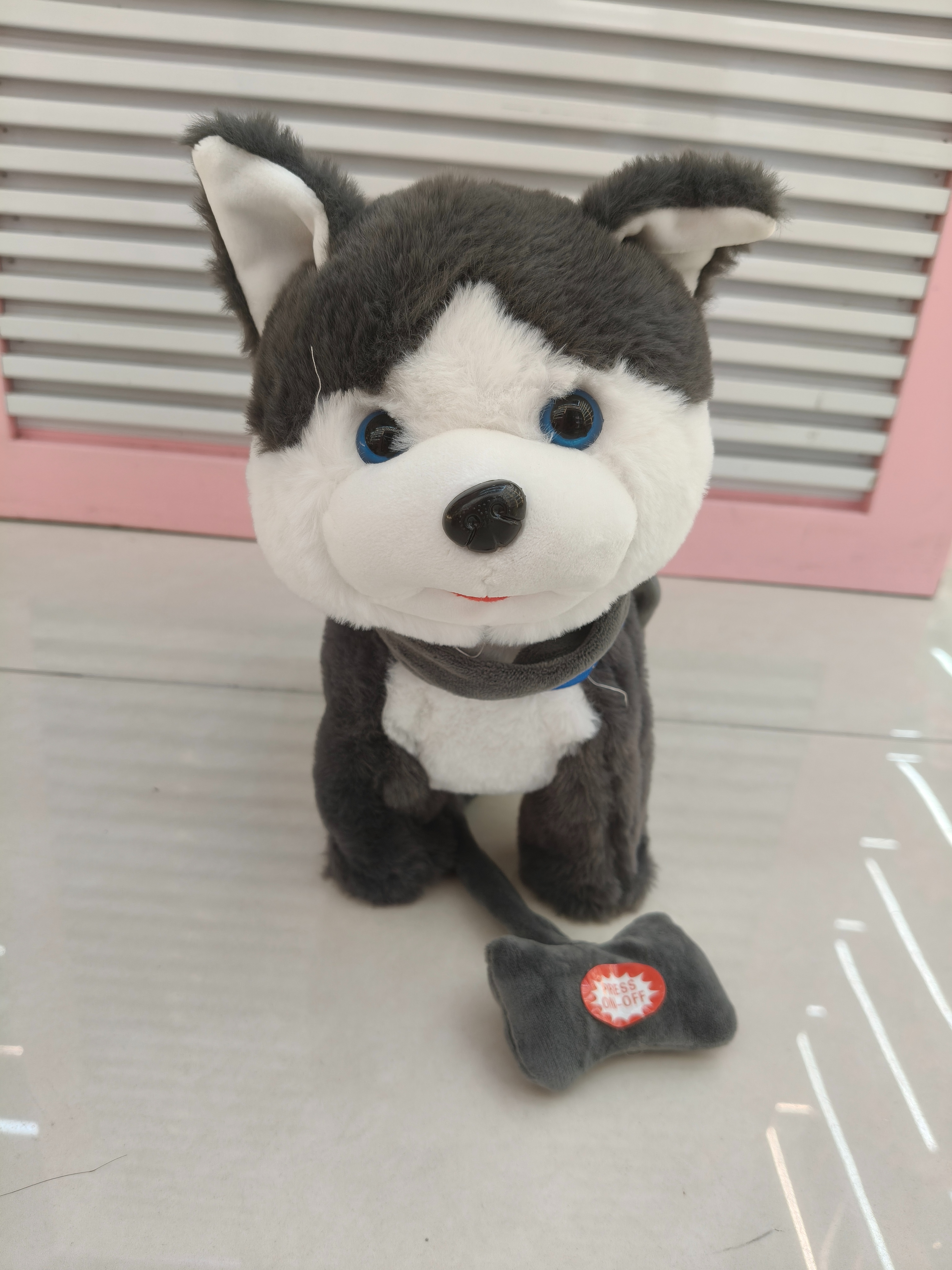 A children's toy dog that can sing while walking is a simulation of a plush electric leash dog from Shenbo Mei with 60 songs Specification image