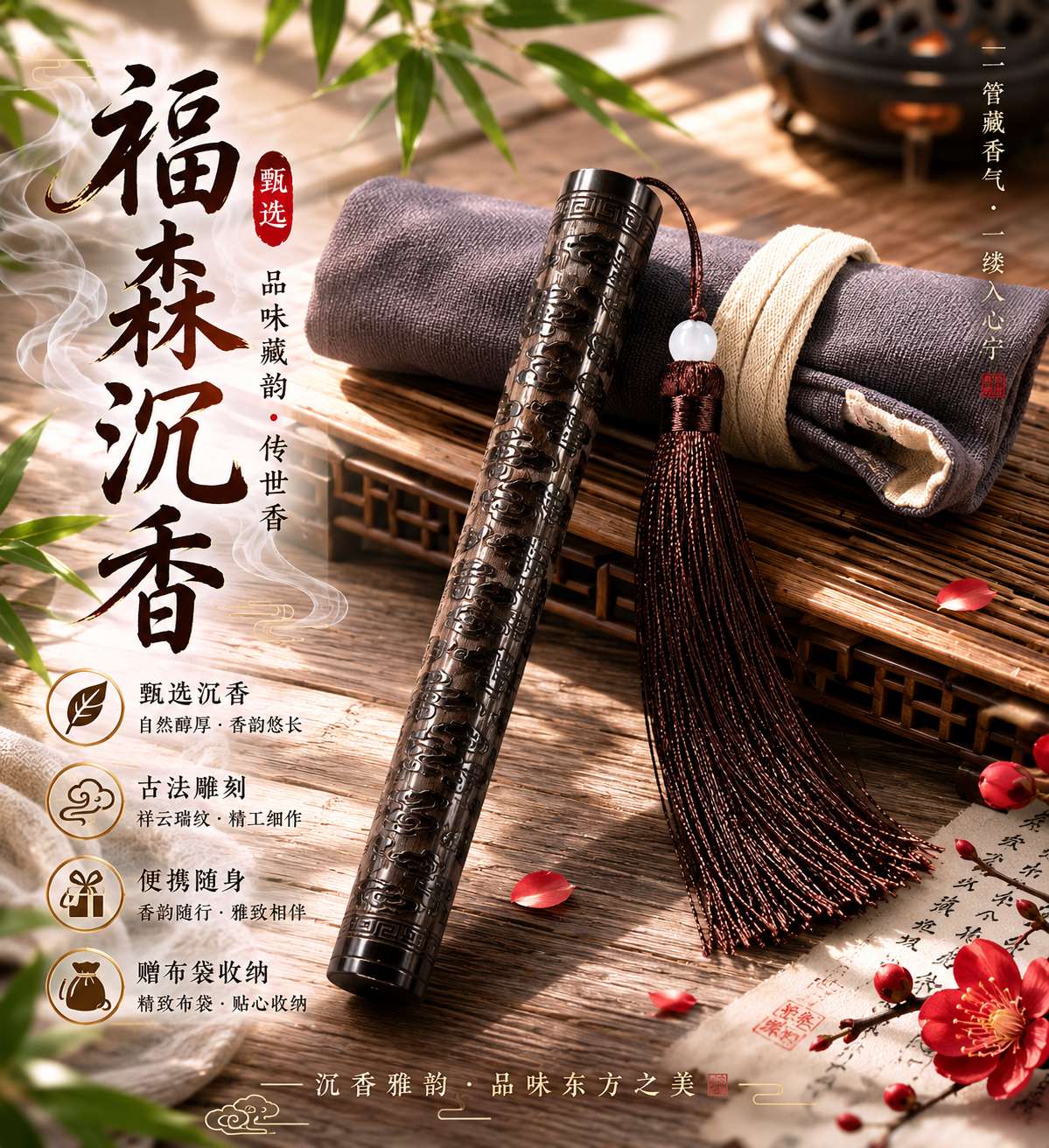 福森红土沉香香薰香氛居家沉香香薰