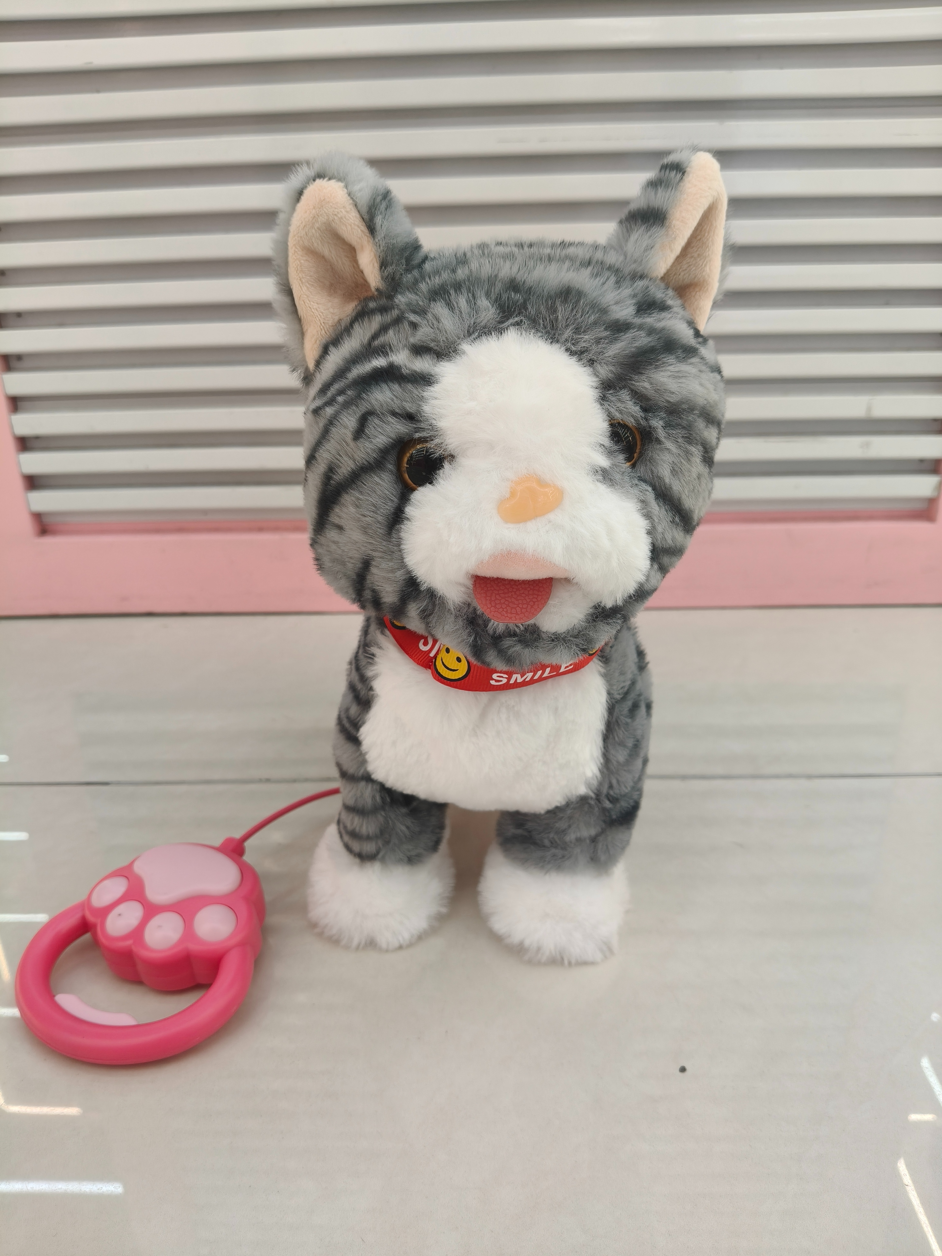 Simulated cat toy dolls, plush electric pets, can walk, sing and sing, children's birthday gifts details Picture