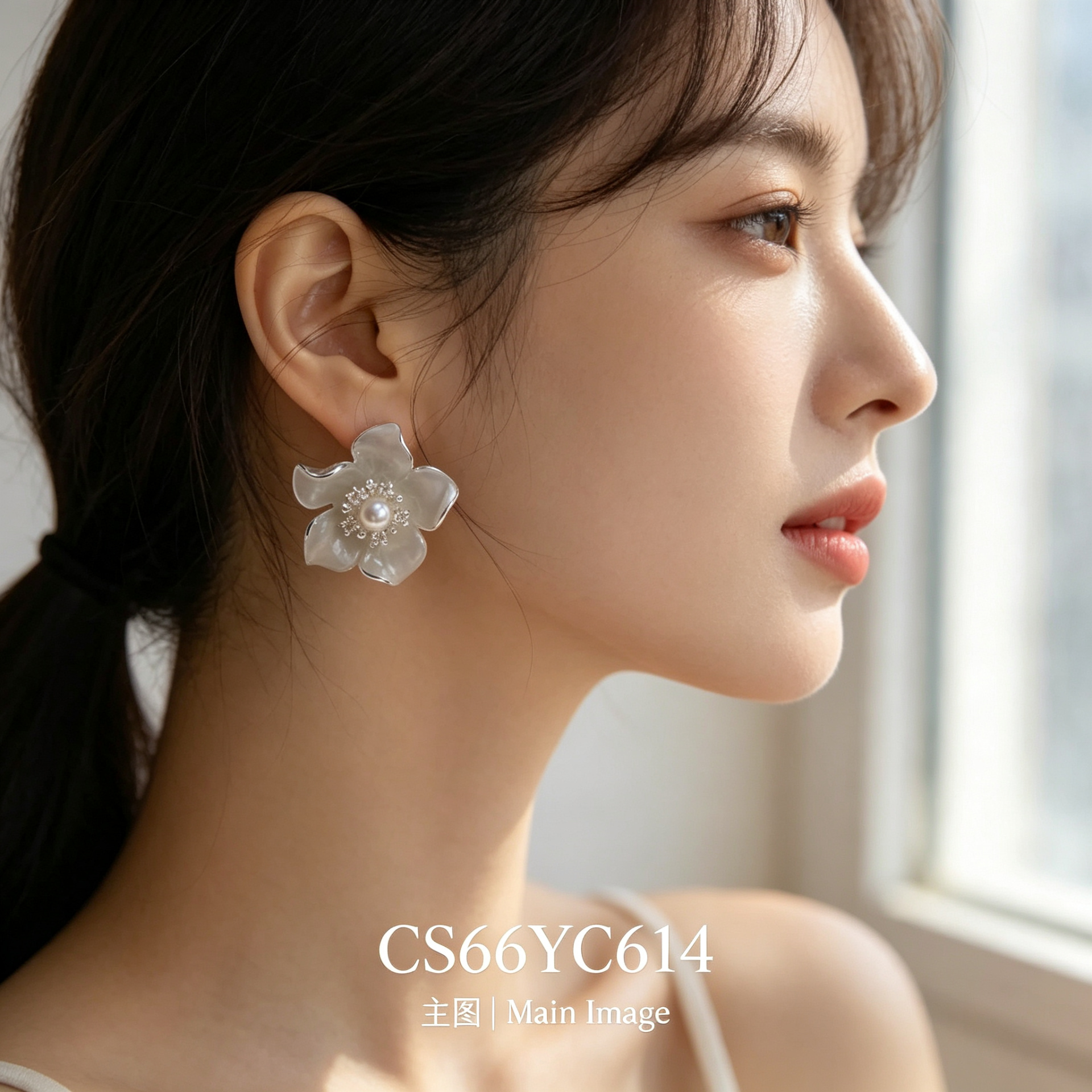 Chunshi Original Cross Ear Ring Earrings 925 Silver jewelry New Chinese-style earrings Specification image