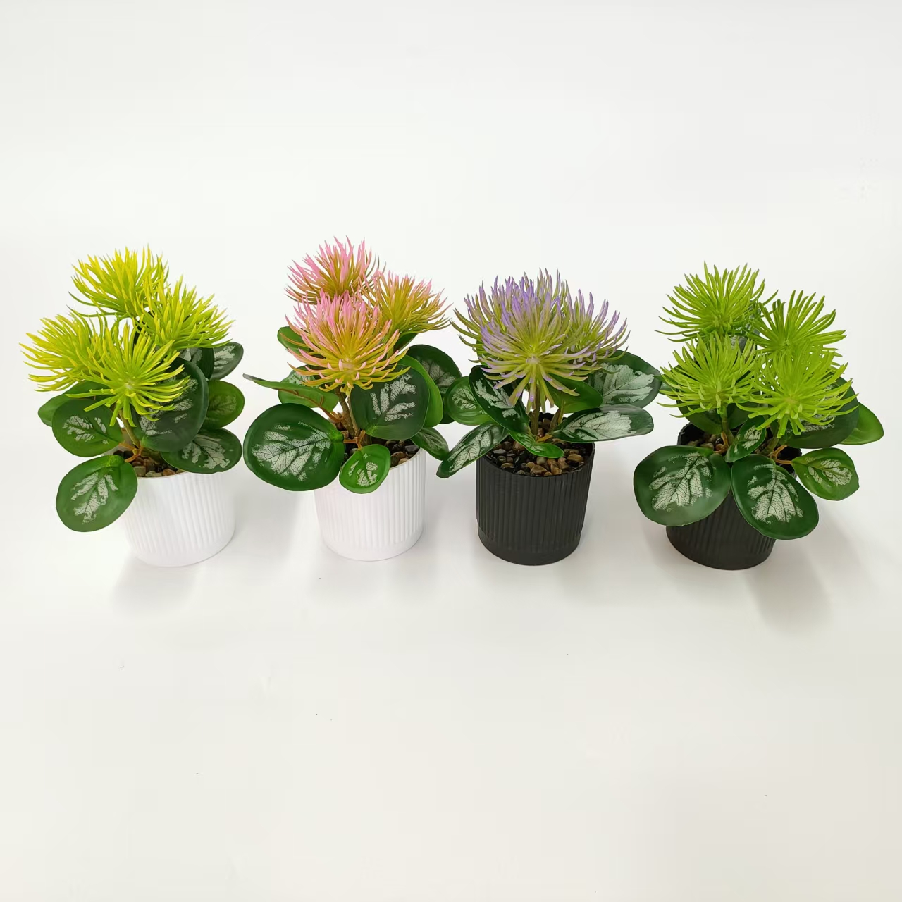 仿真花假花盆景塑料盆绿植装饰摆件品详情1