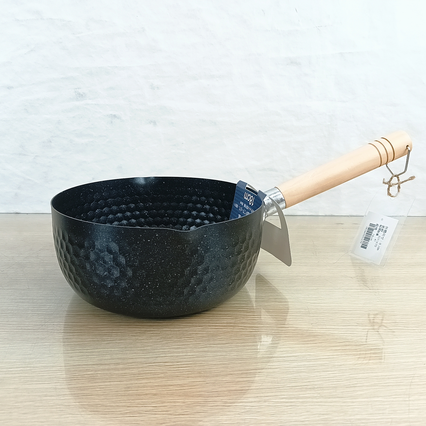 DF68244 Japanese hammer-patterned snow flat pot, multi-functional tourmaline non-stick pot, small milk pot, baby food pot, small pot, DF TRADINGHOUSE