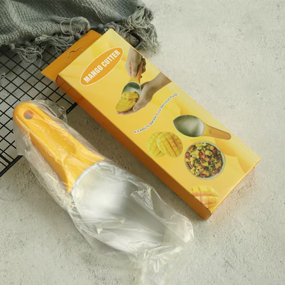 芒果剥取器  不锈钢挖勺去皮工具细节图