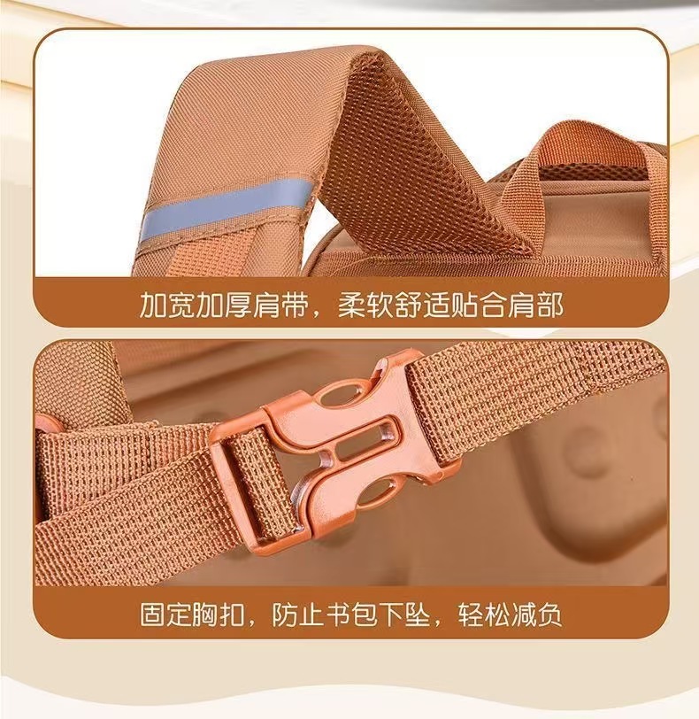 Schoolbags for boys and girls in grades 1 to 6 of primary school, large-capacity children's cute backpacks, waterproof back-protecting and weight-reducing backpacks detail image 15