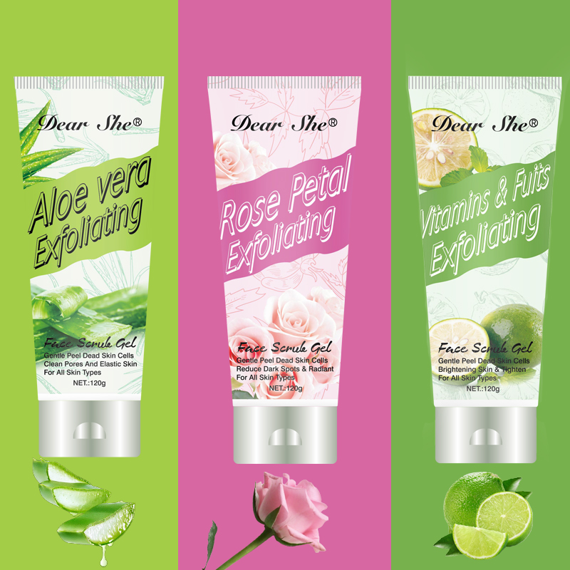 Dear She Rose Hydrating Moisturizing Cleansing Exfoliating Gel Cross-border Exclusive Item Picture