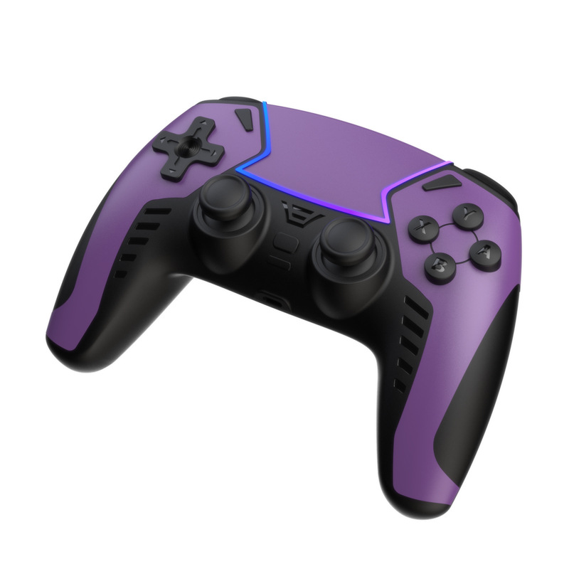 黑紫 PS5/PS5 PRO/PS5 游戏手柄无线蓝牙双震动体感六轴陀螺仪