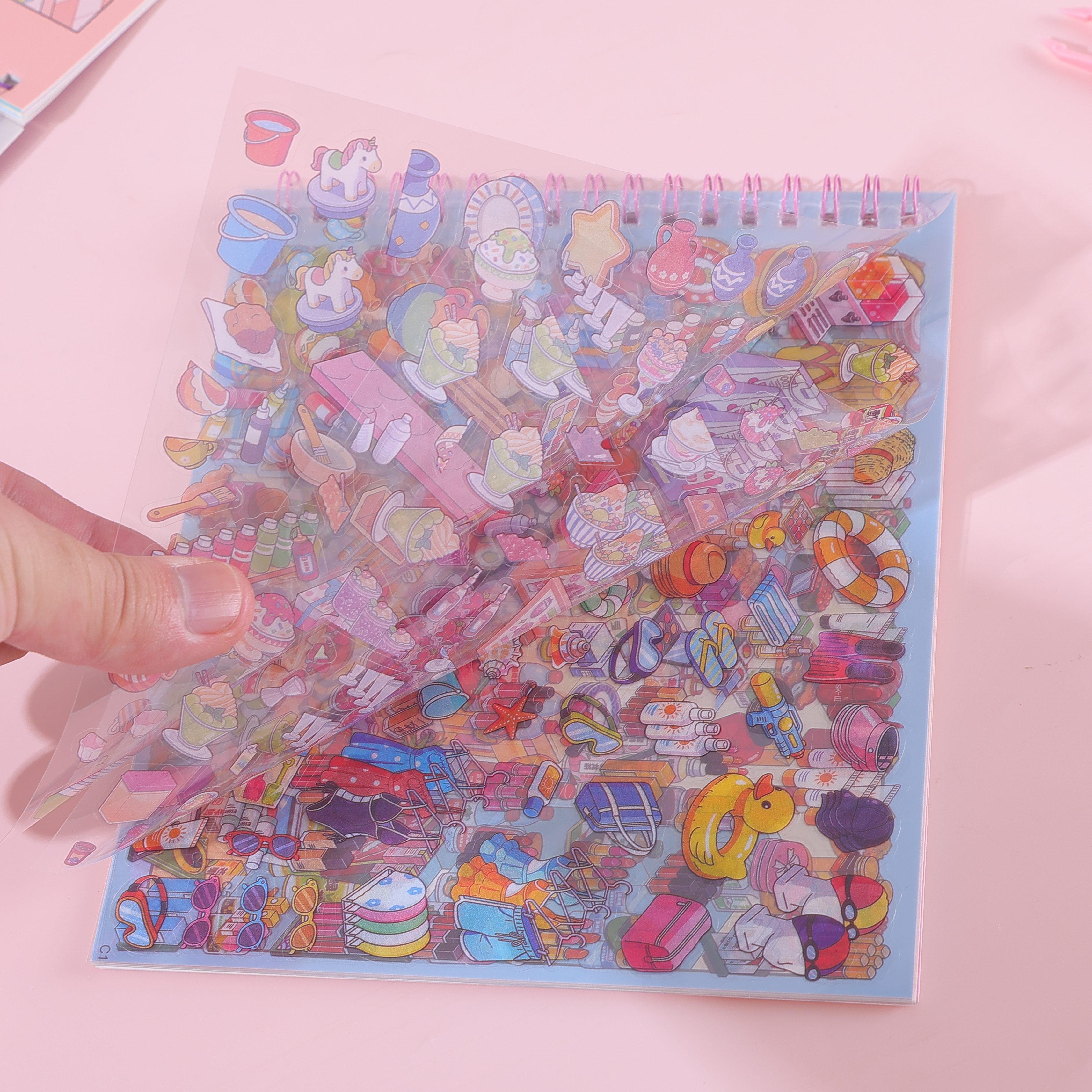 贴纸/造景贴纸/3D浮雕贴纸/贴画/手机贴纸细节图