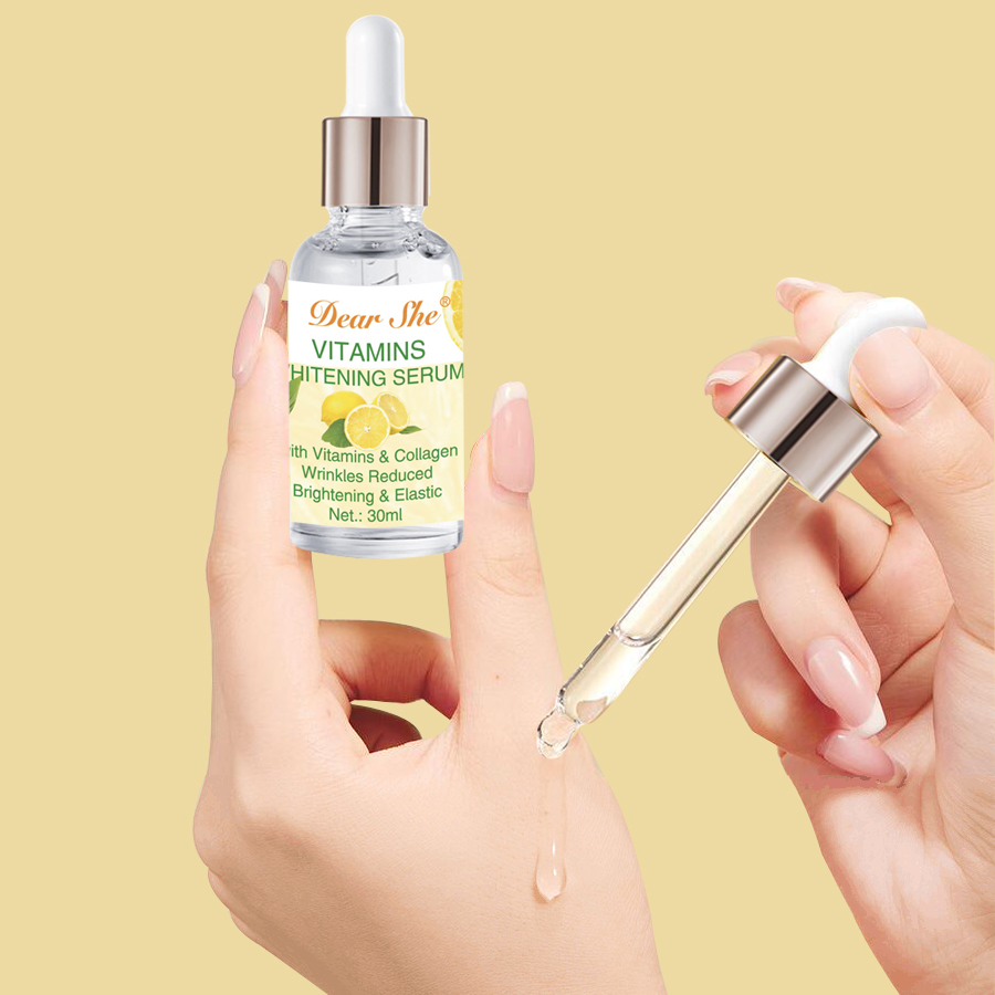 DEAR SHE Cross-border VC Essence Serum 50ml Facial Moisturizing and Brightening Vitamin C Skin Care Liquid Specification image