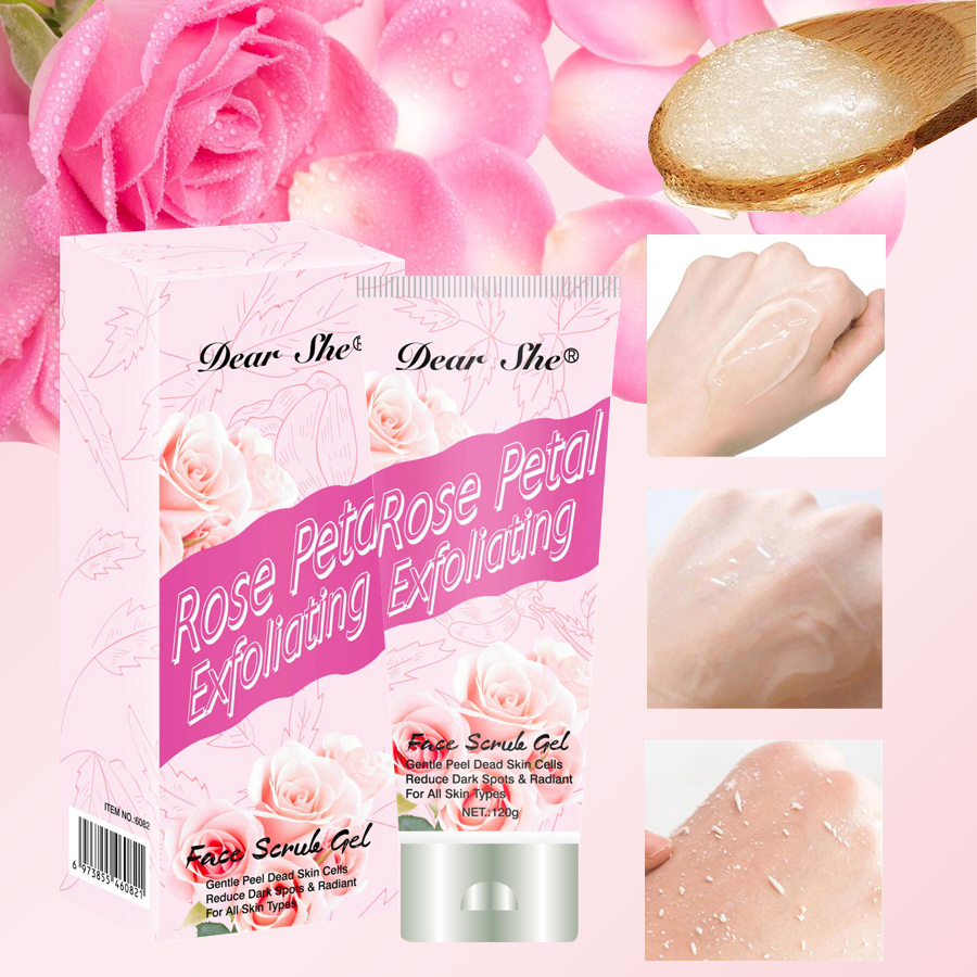 Dear She Rose Hydrating Moisturizing Cleansing Exfoliating Gel Cross-border Exclusive Specification image