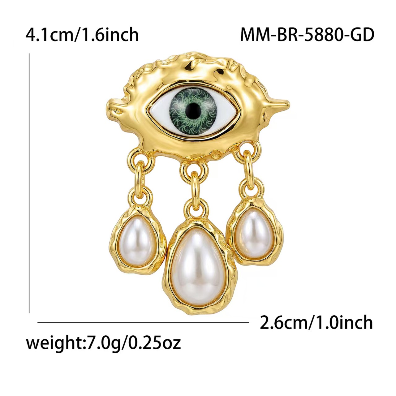 A simple and stylish lady, Ya Jin - eye brooch, suit coat, versatile clothing accessories, corsage Application Scenario