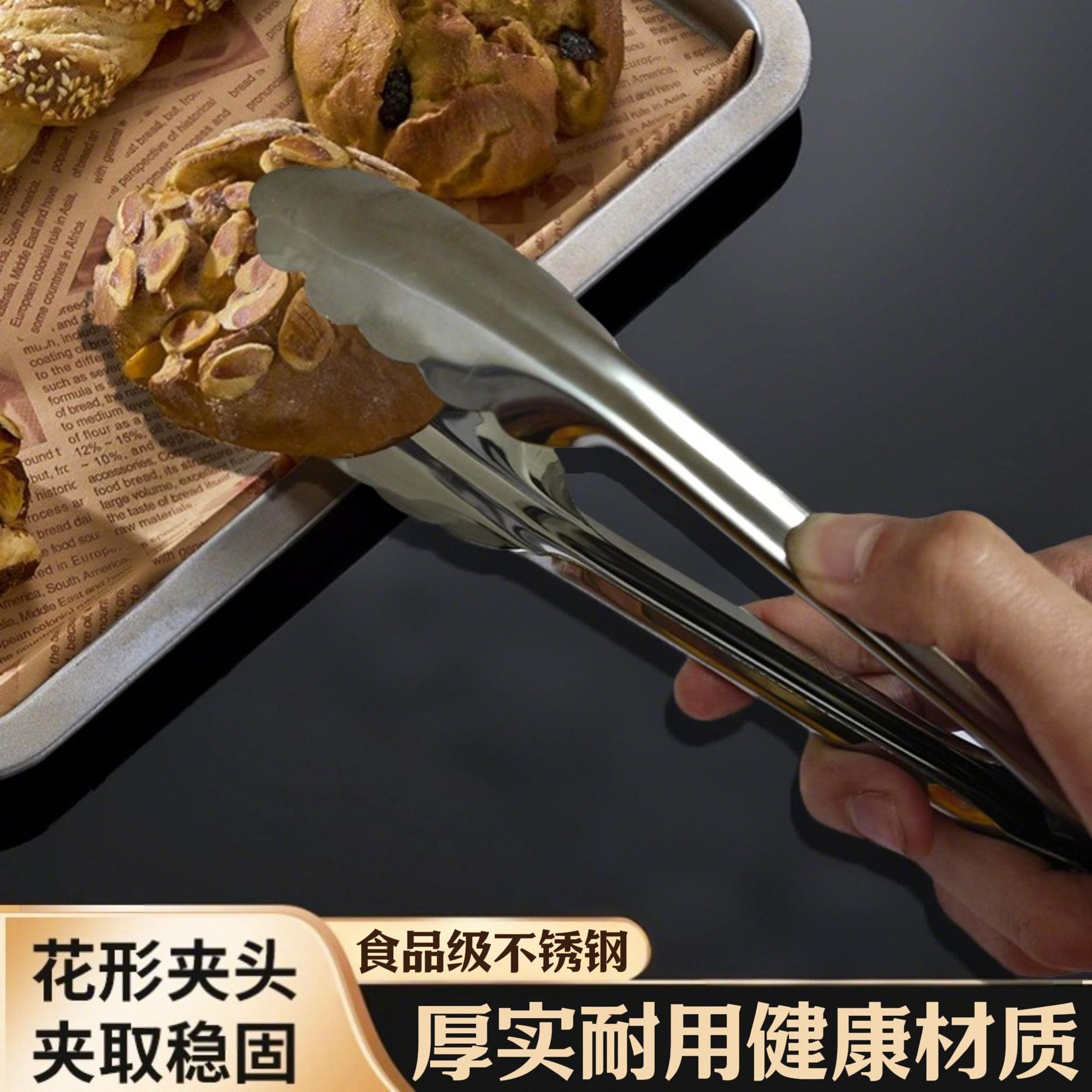 Light green handle, red apple and watermelon double-head peeler, four-sided chopping knife, kitchen three-in-one knife Specification image