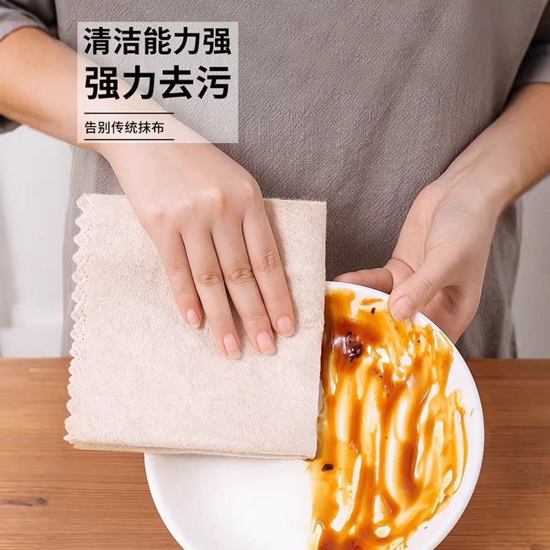 灵乐熙丝瓜抹布吸油不挂油厨房易清洗加厚丝瓜络洗碗布巾植物纤维/【20条装/28*28cm】干湿两用/易清洗 Application Scenario